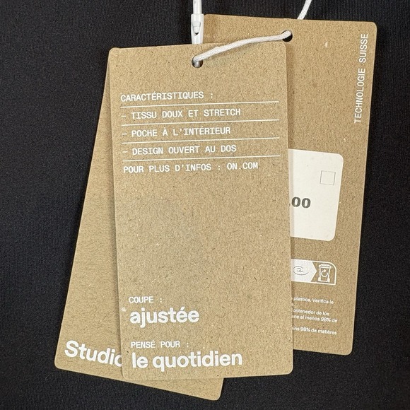 On Cloud Run Studio Dress Size M Black NWT - Picture 3 of 16